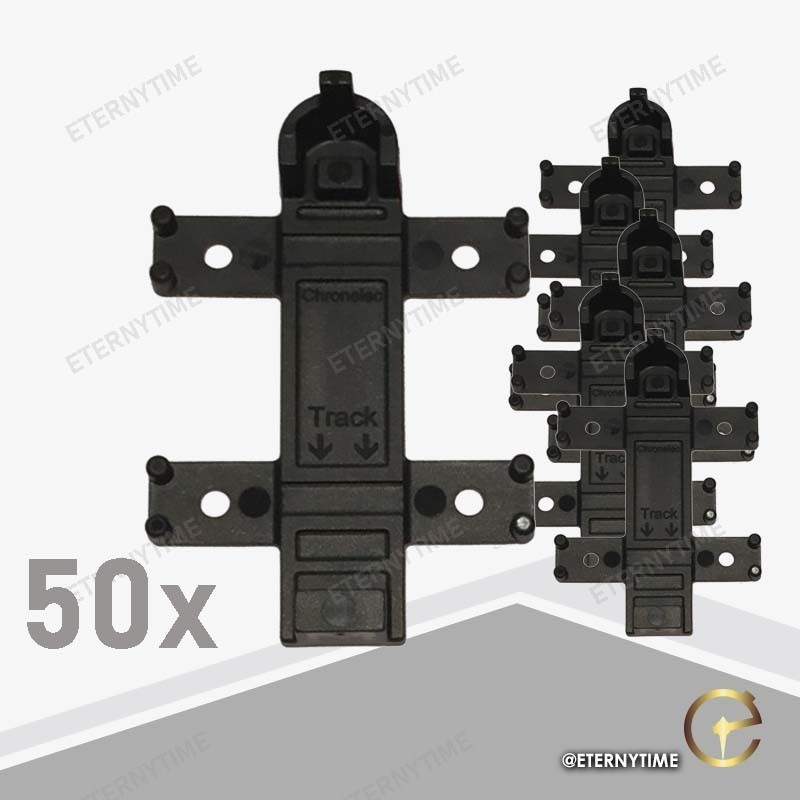 Chronelec 50 soportes Elite o LS golpeados con grapas