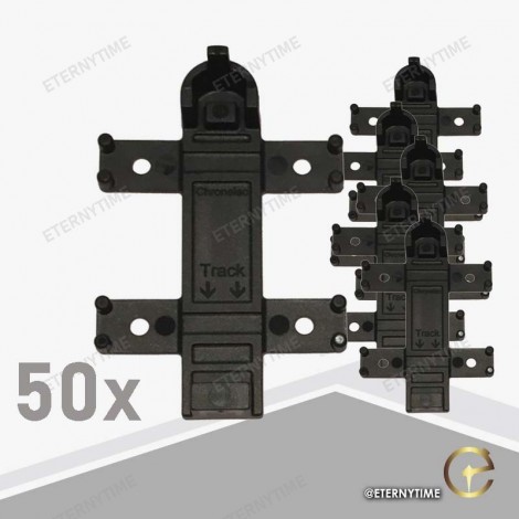 Chronelec 50 soportes Elite o LS golpeados con grapas