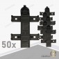 Chronelec 50 suportes Elite ou LS batidos com agrafos