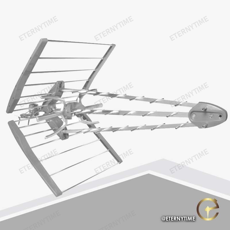 ETERNYTIME antena uhf triple boom ganho 17,5 db reflector diedro