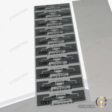 Etiqueta RFID Chronelec para dorsal y bicicleta