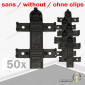 Chronelec 50 soportes Elite o LS batidos sin grapas