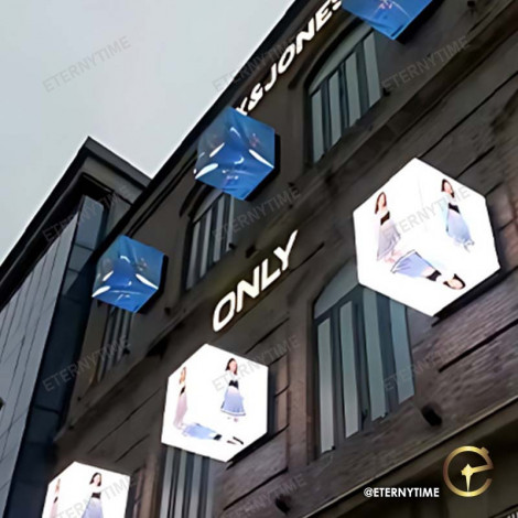 Cube led display Signboard (5 sides)