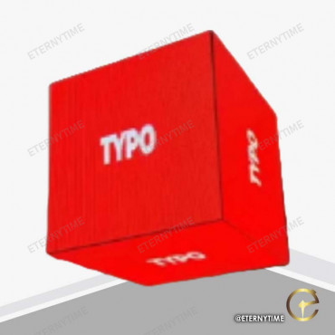 Ensegue cubo quadrado led (4 faces)