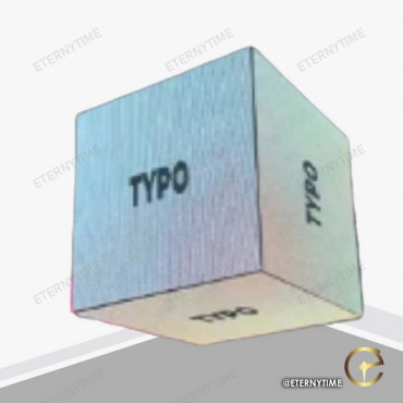 Letrero de cubo LED cuadrado (4 lados)