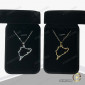Collar Circuito Nürburgring  Acero placado Oro o Plata