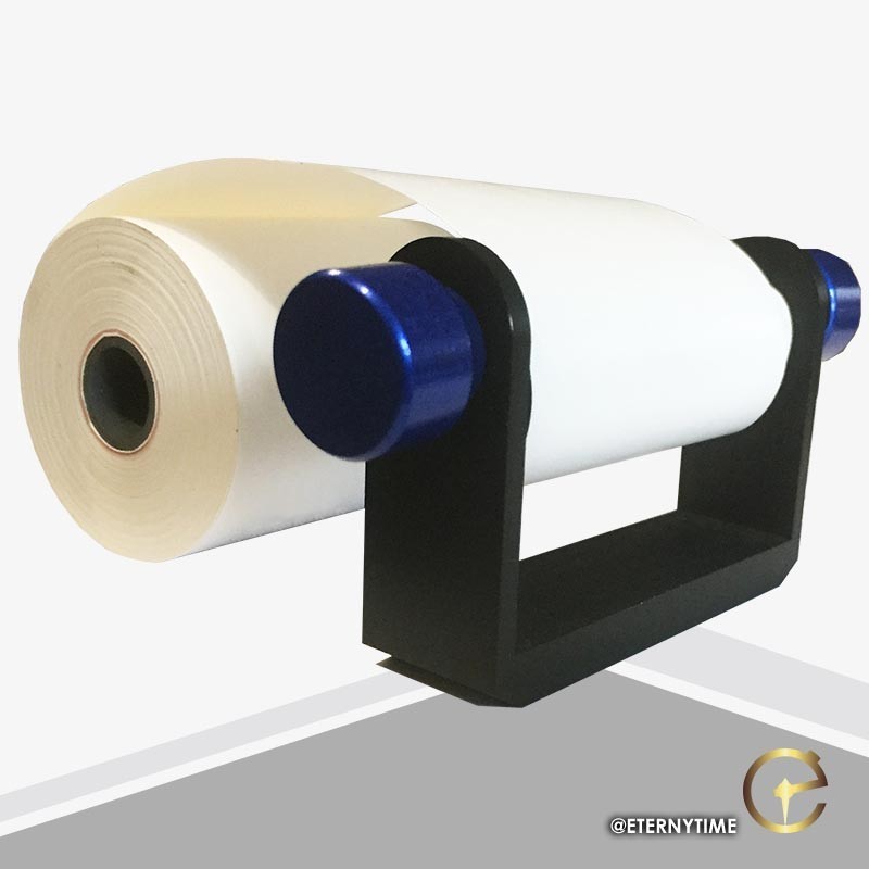 Thermal paper roll mount