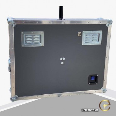 ETERNYTIME Rack de TV exterior con televisor LED de 32"
