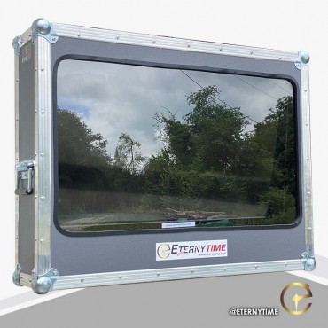ETERNYTIME Rack de TV exterior con televisor LED de 32"