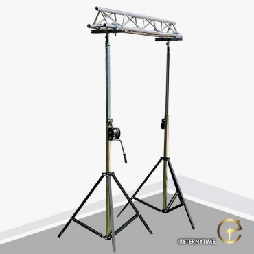 ETERNYTIME Video mural largura 2m truss gate with stand
