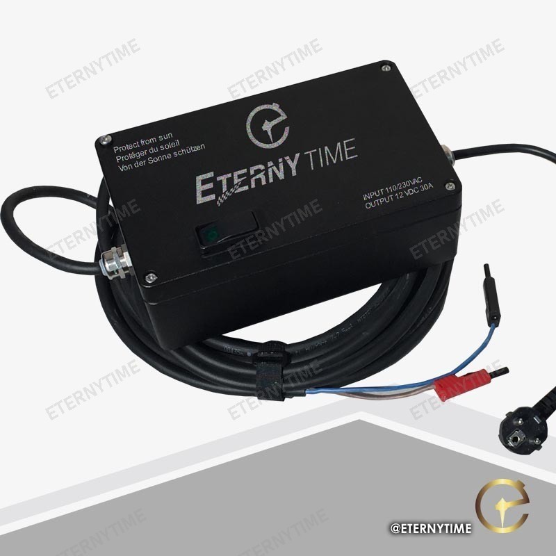 Fuente de alimentación impermeable ETERNYTIME 12VDC 30A