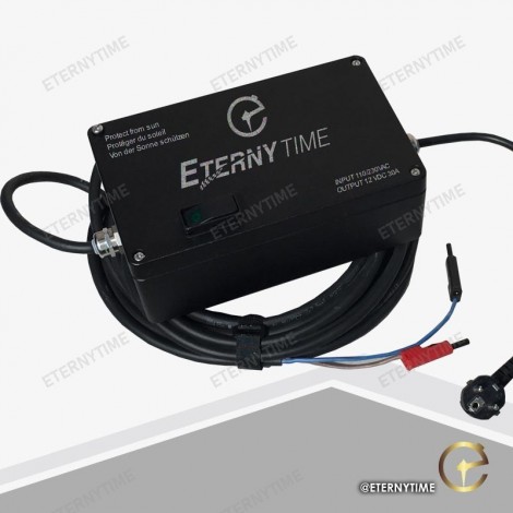 Fuente de alimentación impermeable ETERNYTIME 12VDC 30A
